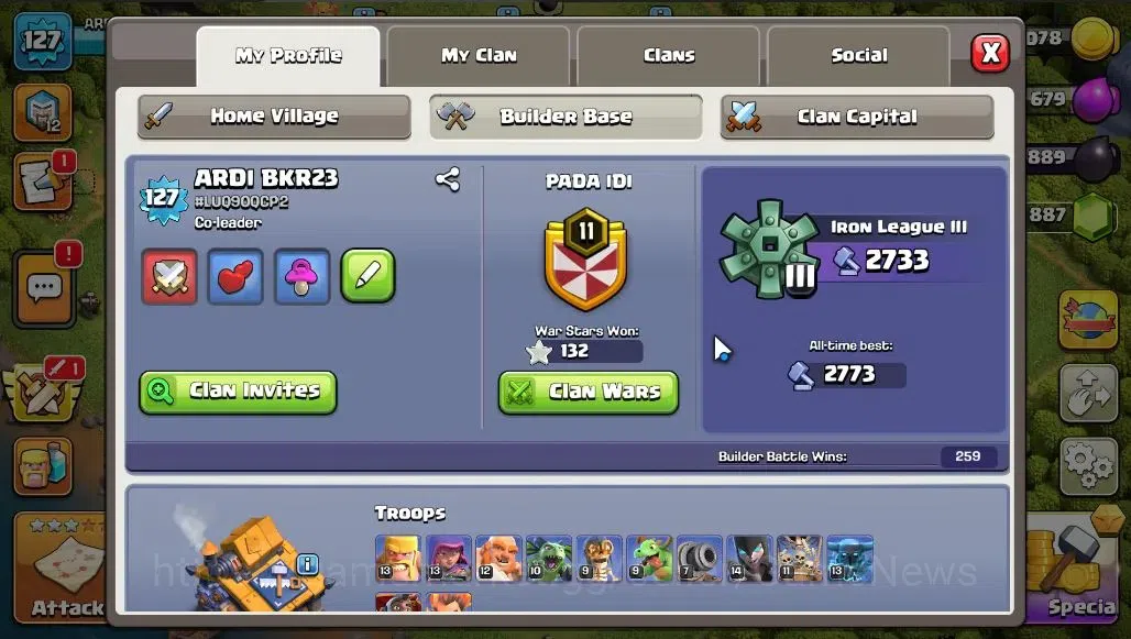 Clash of Clans Accounts LV 127|TH 13-BH 10||HH 7|Limited Skin|BK 38,AQ 40, image 5