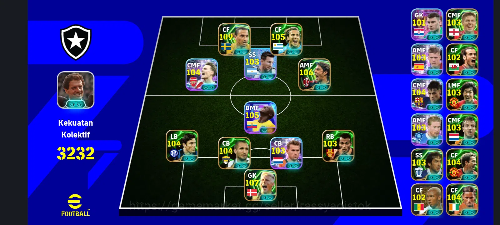 eFootball Accounts Legends & Iconic Players EFOOTBALL 2026 | EPIC ZLATAN IBARHIM,M ODEGARD,M CAICEDO ANCHOR,P 1