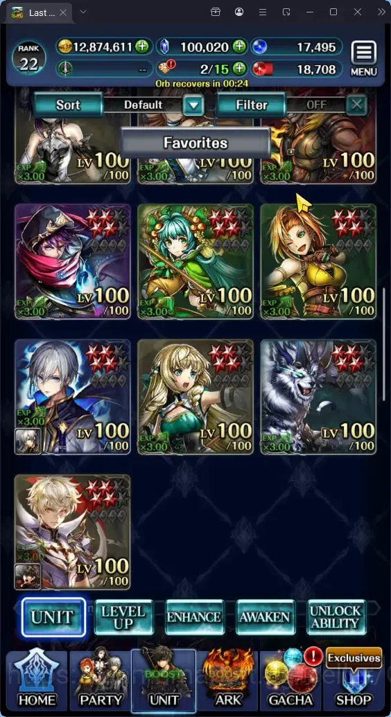 Last Cloudia Accounts GLOBAL|Rank 22|100K Crysta|Top Tier Unit (Total 17 image 4