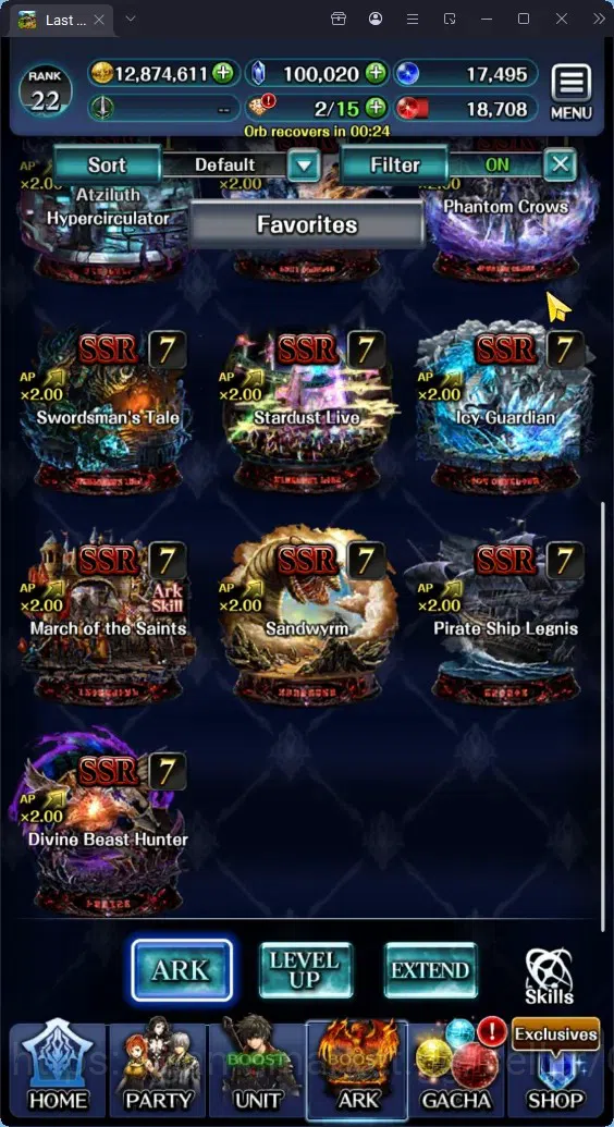 Last Cloudia Accounts GLOBAL|Rank 22|100K Crysta|Top Tier Unit (Total 17 image 6