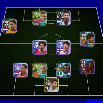 eFootball Accounts Legends & Iconic Players Efootball Collective Strength 3065 • Jaap Stam 106 • Karim Adeyemi 104 • Messi