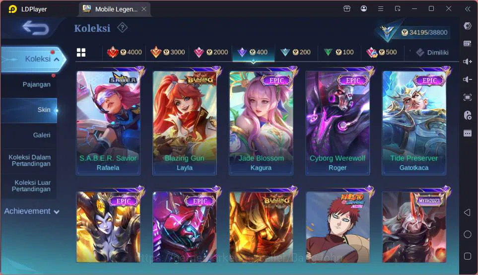 Mobile Legends: Bang Bang Accounts GLOBAL|Hero 115|Skin 152|Prime Beatrix,Blazing Lay image 18