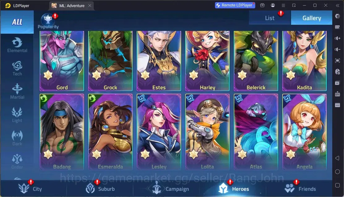 Mobile Legends: Adventure Accounts Global |LV 342|701M Power|VIP 10|Camp 65-4|Hero 321|11 Nexus|40Awaken|2UR|10Epic|50Rare 15