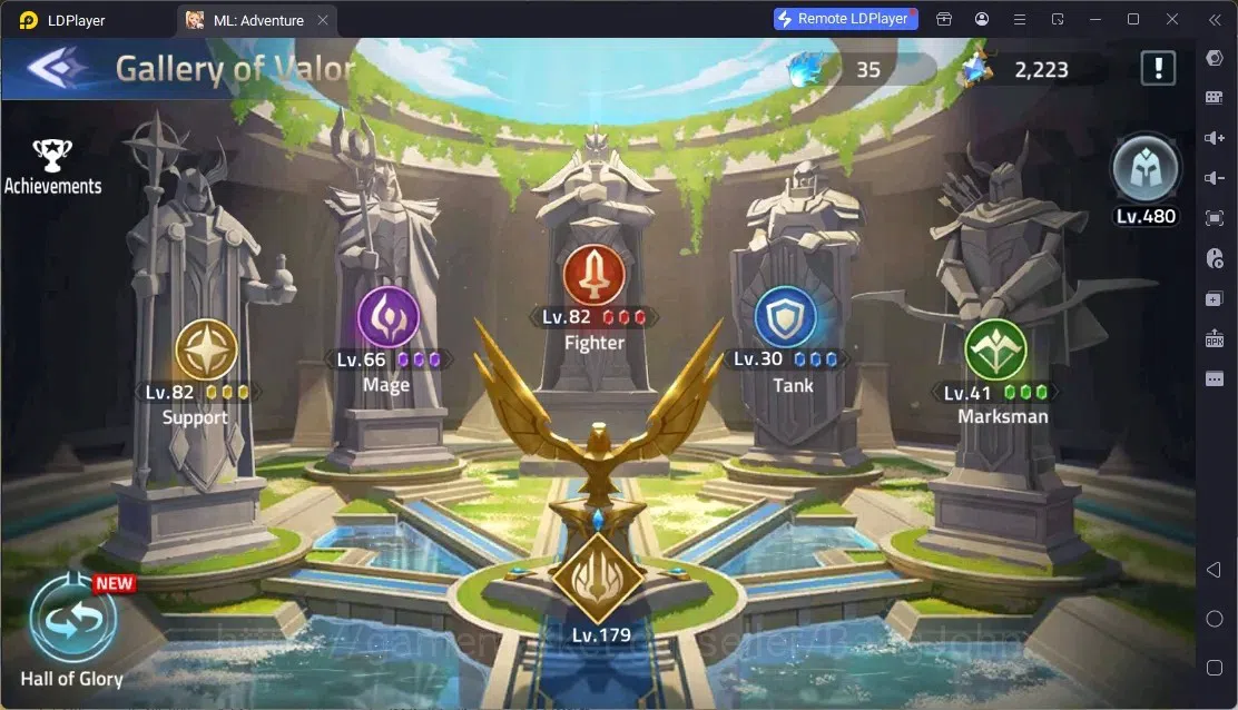 Mobile Legends: Adventure Accounts Global |LV 342|701M Power|VIP 10|Camp 65-4|Hero 321|11 Nexus|40Awaken|2UR|10Epic|50Rare 20
