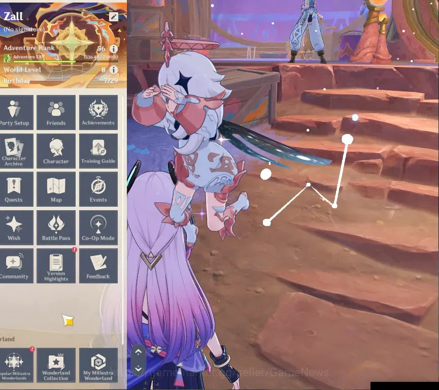 Genshin Impact Accounts ASIA|AR 56|7 Limited + 6 (*5Weapon)|(Mavuika,Flins image 2