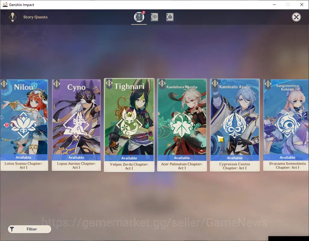 Genshin Impact Accounts ASIA|AR 56|7 Limited + 6 (*5Weapon)|(Mavuika,Flins image 20