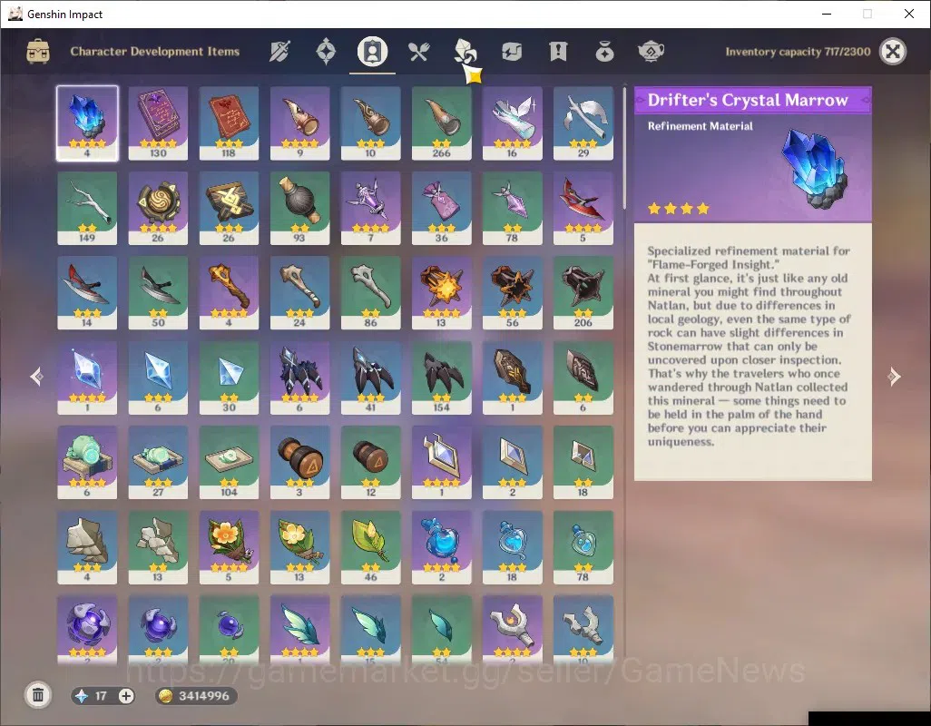 Genshin Impact Accounts ASIA|AR 56|7 Limited + 6 (*5Weapon)|(Mavuika,Flins image 8
