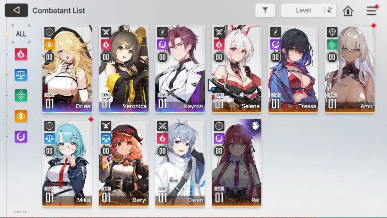 Chaos Zero Nightmare Accounts GLOBAL Verif | Lv06 | Fresh Starter Kayron Orlea V image 5