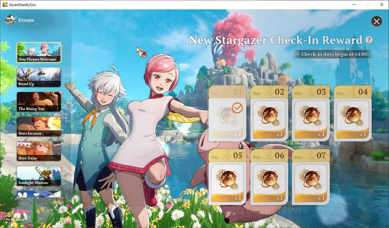 The Seven Deadly Sins: Origin Accounts EUROPE|Fresh Starter Lv 2|2 SSR, 1 Pick Up|Escanor image 5