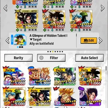 Dragon Ball Legends Accounts High-End Android | Lvl 149|20.6M Total Power|398 CC|1 LR|5 UL|UL SSGSS Gogeta,SS3&SS2