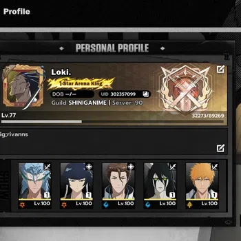 BLEACH: Soul Resonance Accounts Nuverse SEA|Lv.77|15 SSR 12
