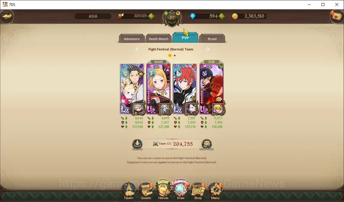 The Seven Deadly Sins: Grand Cross Accounts Asia|3,8M CC|594 DM+102 LS|3 LR+6 UR+Many Collab|S image 10