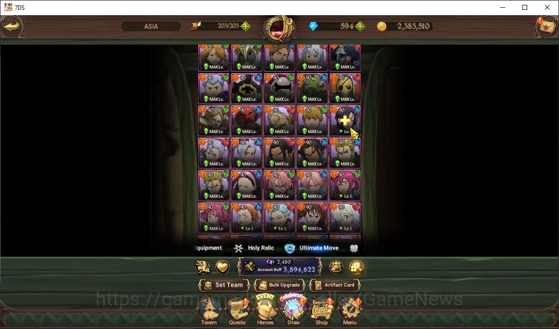 The Seven Deadly Sins: Grand Cross Accounts Asia|3,8M CC|594 DM+102 LS|3 LR+6 UR+Many Collab|S image 13