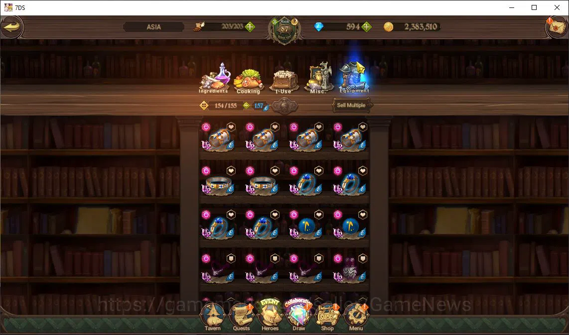 The Seven Deadly Sins: Grand Cross Accounts Asia|3,8M CC|594 DM+102 LS|3 LR+6 UR+Many Collab|S image 2