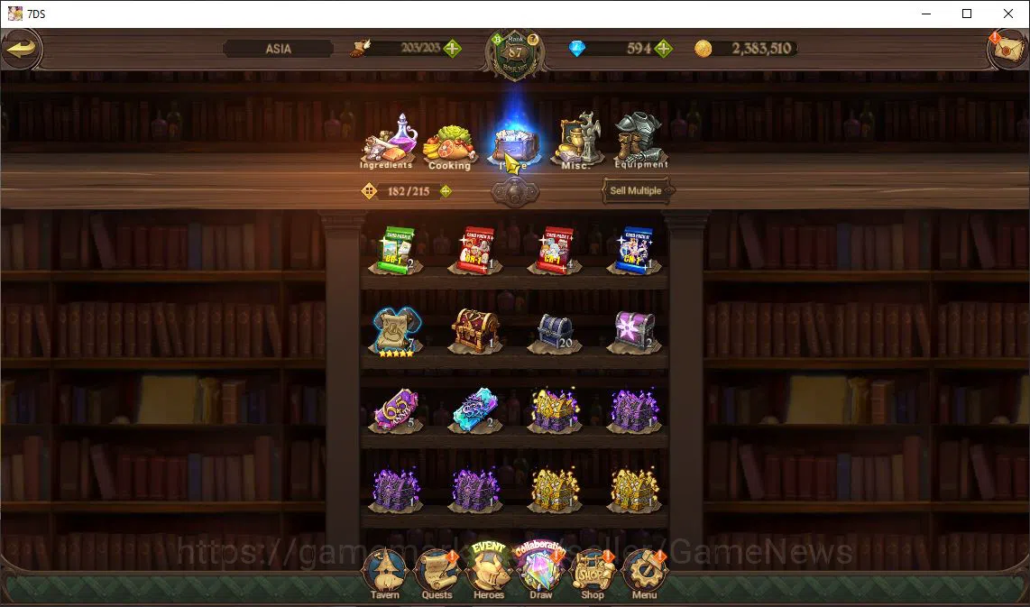 The Seven Deadly Sins: Grand Cross Accounts Asia|3,8M CC|594 DM+102 LS|3 LR+6 UR+Many Collab|S image 4