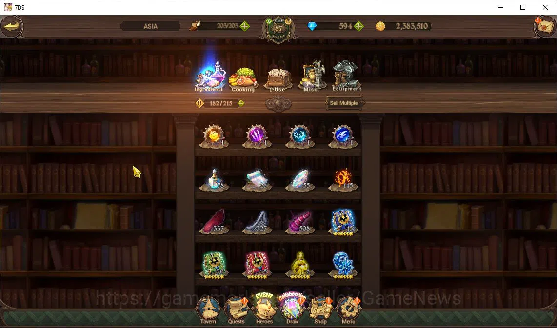 The Seven Deadly Sins: Grand Cross Accounts Asia|3,8M CC|594 DM+102 LS|3 LR+6 UR+Many Collab|S image 6