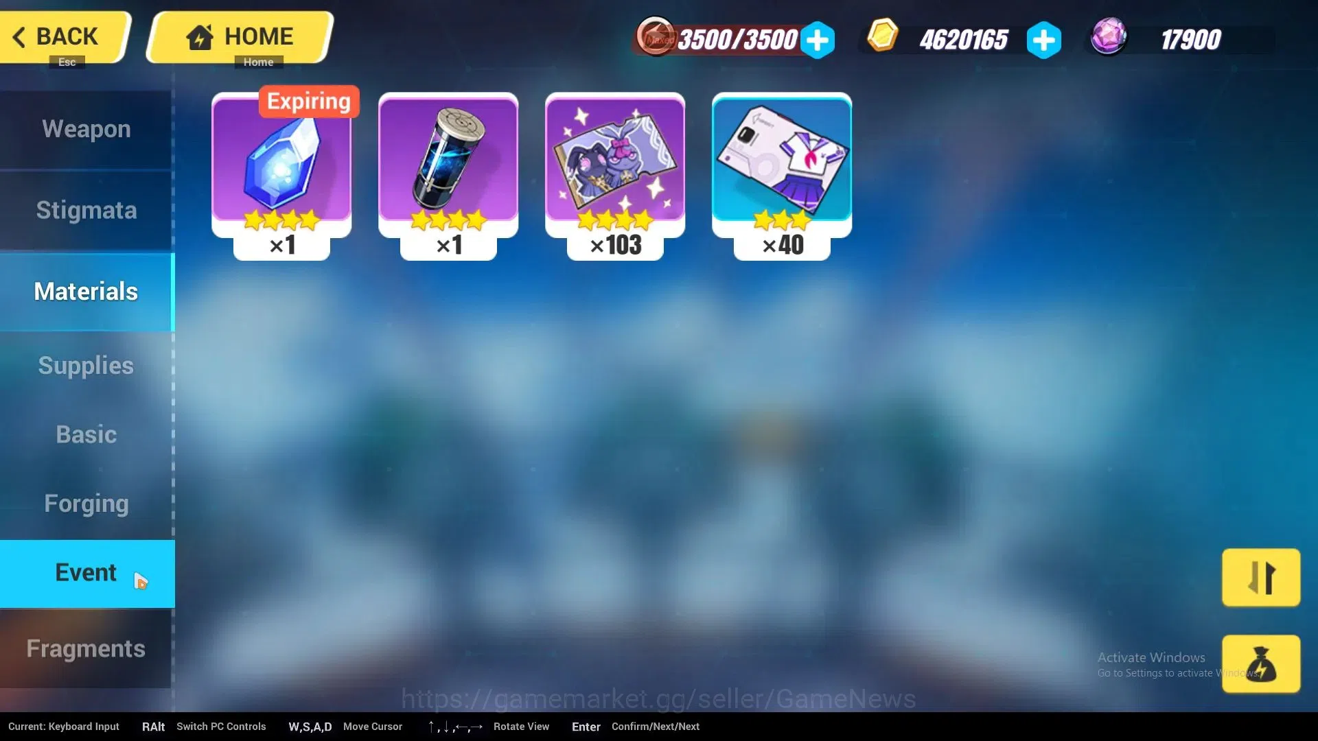 Honkai Impact 3rd Accounts SEA Lv40|1 Fullset|1,2K Crystal|Kiana Kaslana Ba-D image 10