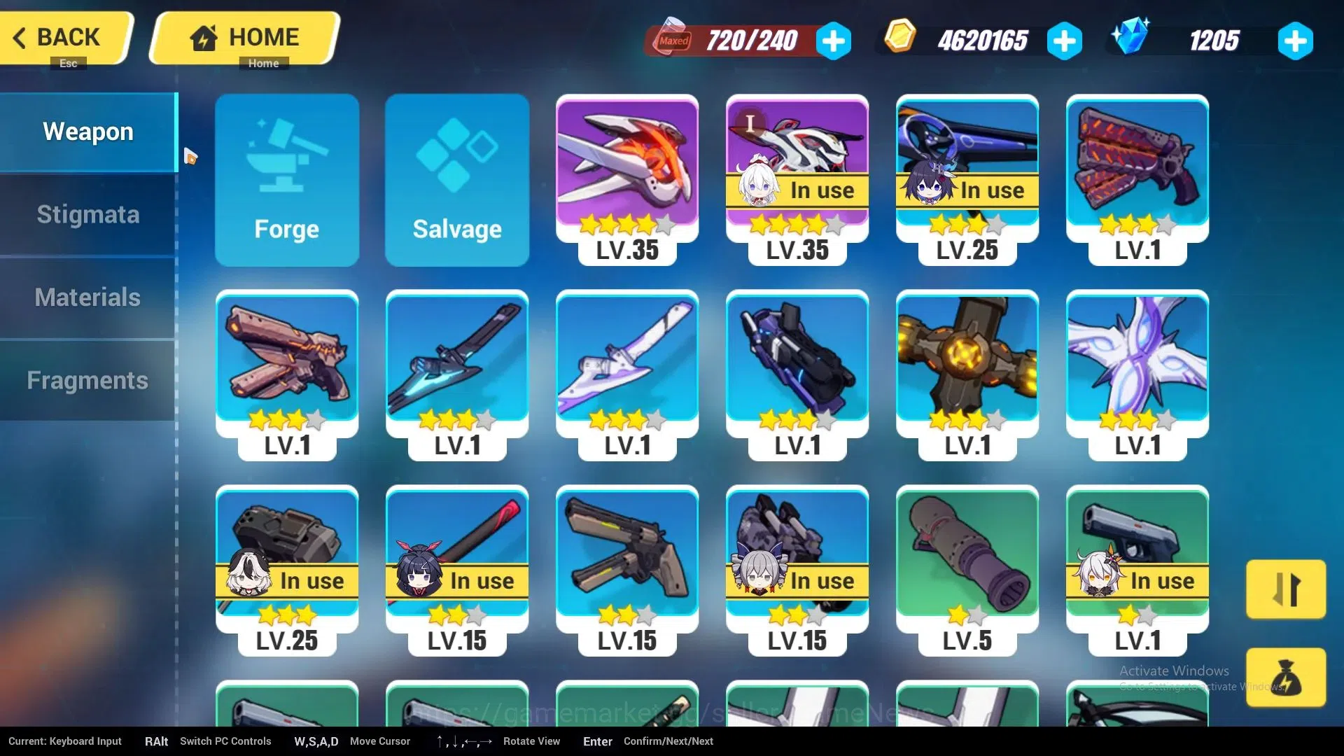 Honkai Impact 3rd Accounts SEA Lv40|1 Fullset|1,2K Crystal|Kiana Kaslana Ba-D image 5