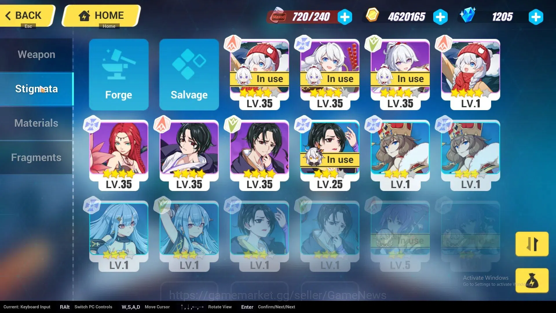 Honkai Impact 3rd Accounts SEA Lv40|1 Fullset|1,2K Crystal|Kiana Kaslana Ba-D image 6