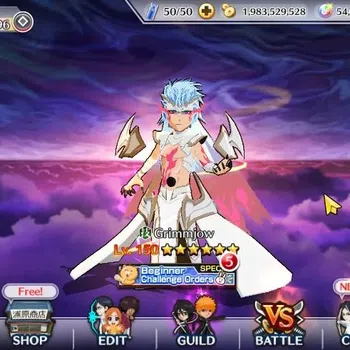 Bleach: Brave Souls Accounts High-End Global |736K BP+54K Orb|652 PS+6K ACCTicket|Ulquiorra,Grimmjow