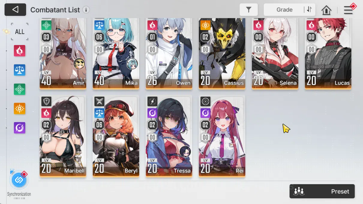 Chaos Zero Nightmare Accounts GLOBAL Lv40|6 SSR(Nine,HugoM1,HaruM1,Meilin,Luke,K image 12