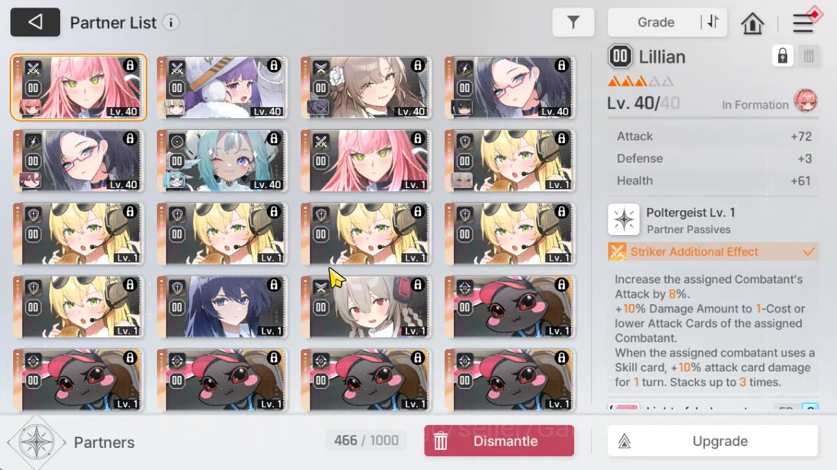 Chaos Zero Nightmare Accounts GLOBAL Lv40|6 SSR(Nine,HugoM1,HaruM1,Meilin,Luke,K image 6