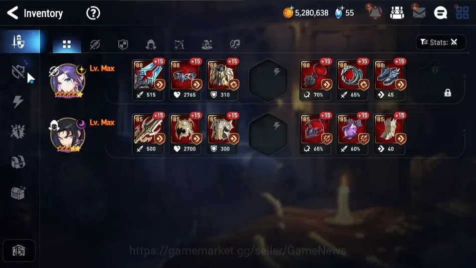 Epic Seven Accounts GLOBAL Unverif|New Era|4 ML(Rhiana&Luciel,Harsetti image 15