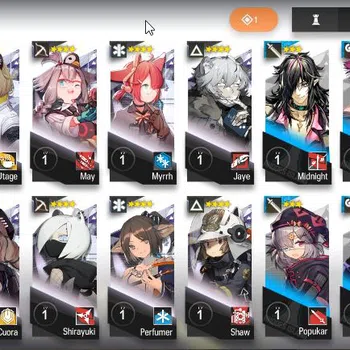 Arknights Accounts Starter Lv 1 | 20 Operator | 1 Limited | [SilverAsh the Reignfrost] | Chapter TR-1 | Check SS |(AK1371)