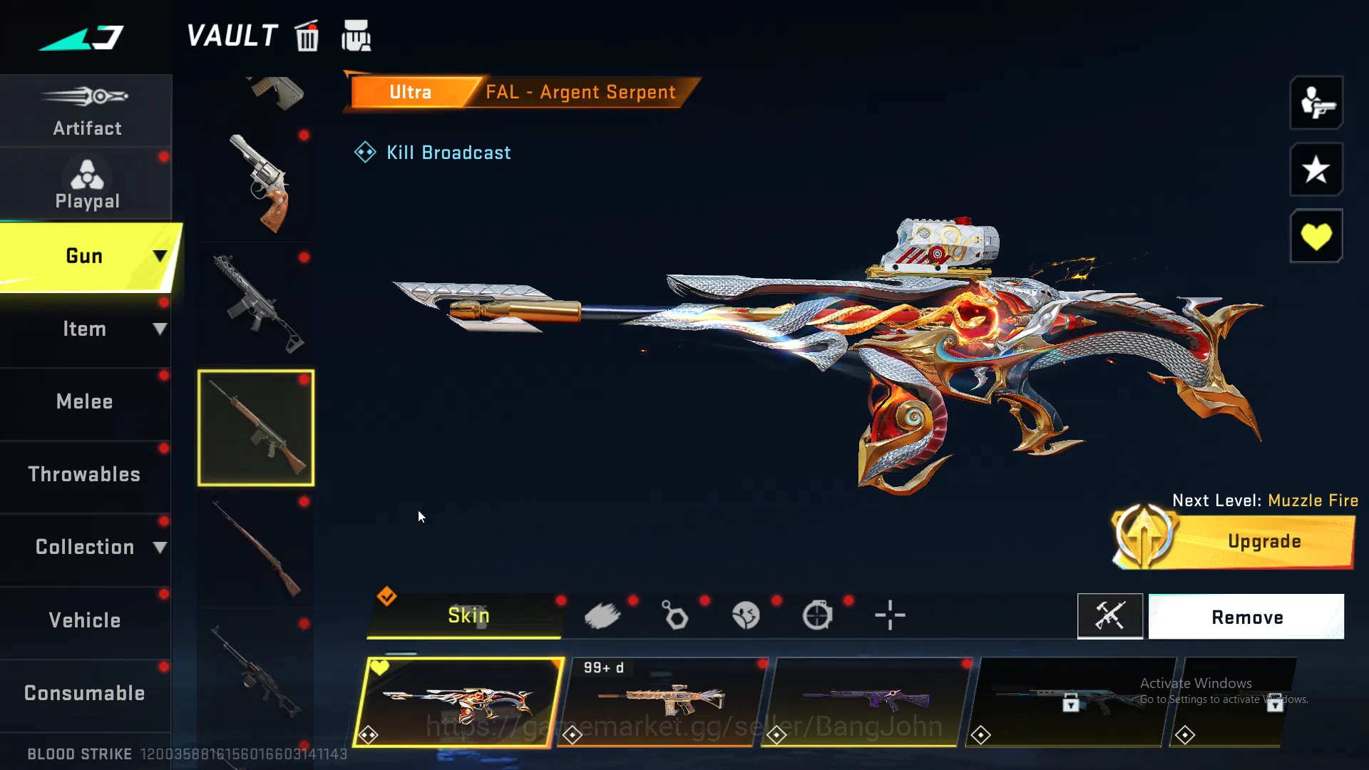Blood Strike Accounts ASIA | Collab Ethan, Ultra Katya, Ultra Volt| Evo  image 14