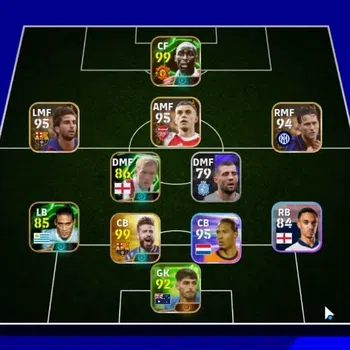 eFootball Accounts Legends & Iconic Players Android|5 Epic Andy Cole,Gerrard Pique,Paul Scholes,Martin Ceceres|4 Show Time