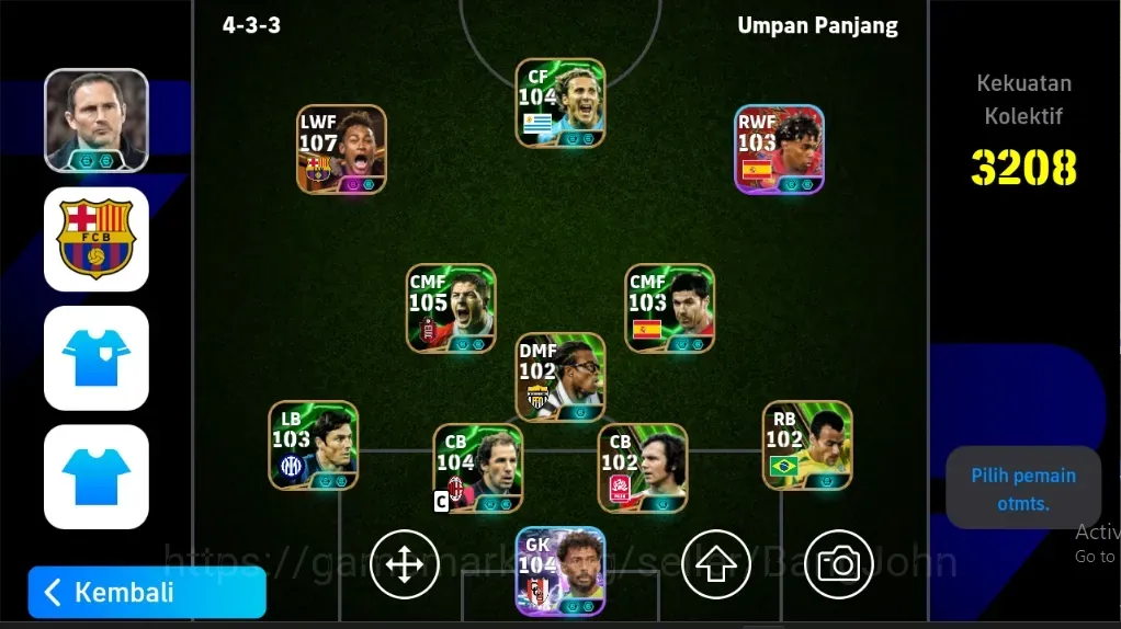 eFootball Accounts Legends & Iconic Players Android|PW 3208|BigT NeymarJr LionelMessi Carlos Nisteirooij,Epic NeymarJr 1