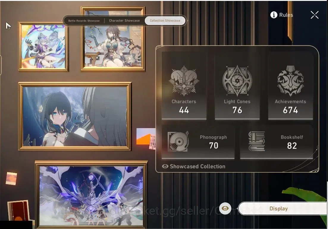 Honkai Star Rail Accounts Asia|Free Gi & ZZZ|TL 70|13 Limited|(SW LV.999E1,C image 3