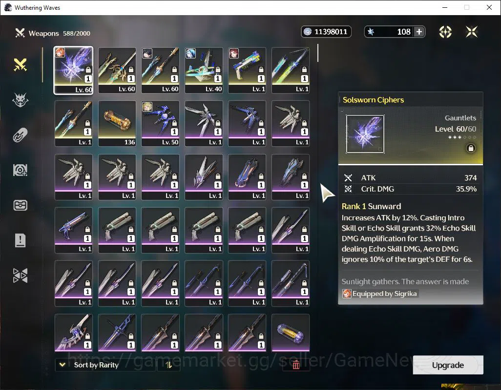 Wuthering Waves Accounts EU|UL 47|2 Limited| [Sigrika Rc1]+Sign,Shorekeeper image 5