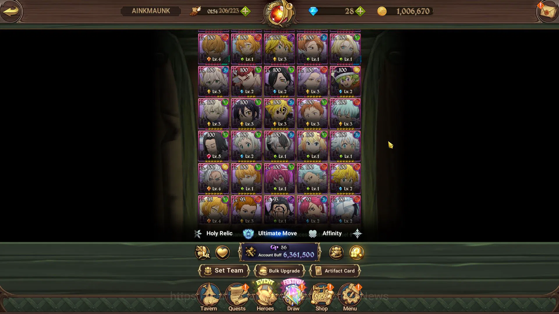 The Seven Deadly Sins: Grand Cross Accounts Asia|6,3M CC|2 LR+8 UR+Konosuba Collab|QD 3/6,Eliz image 5