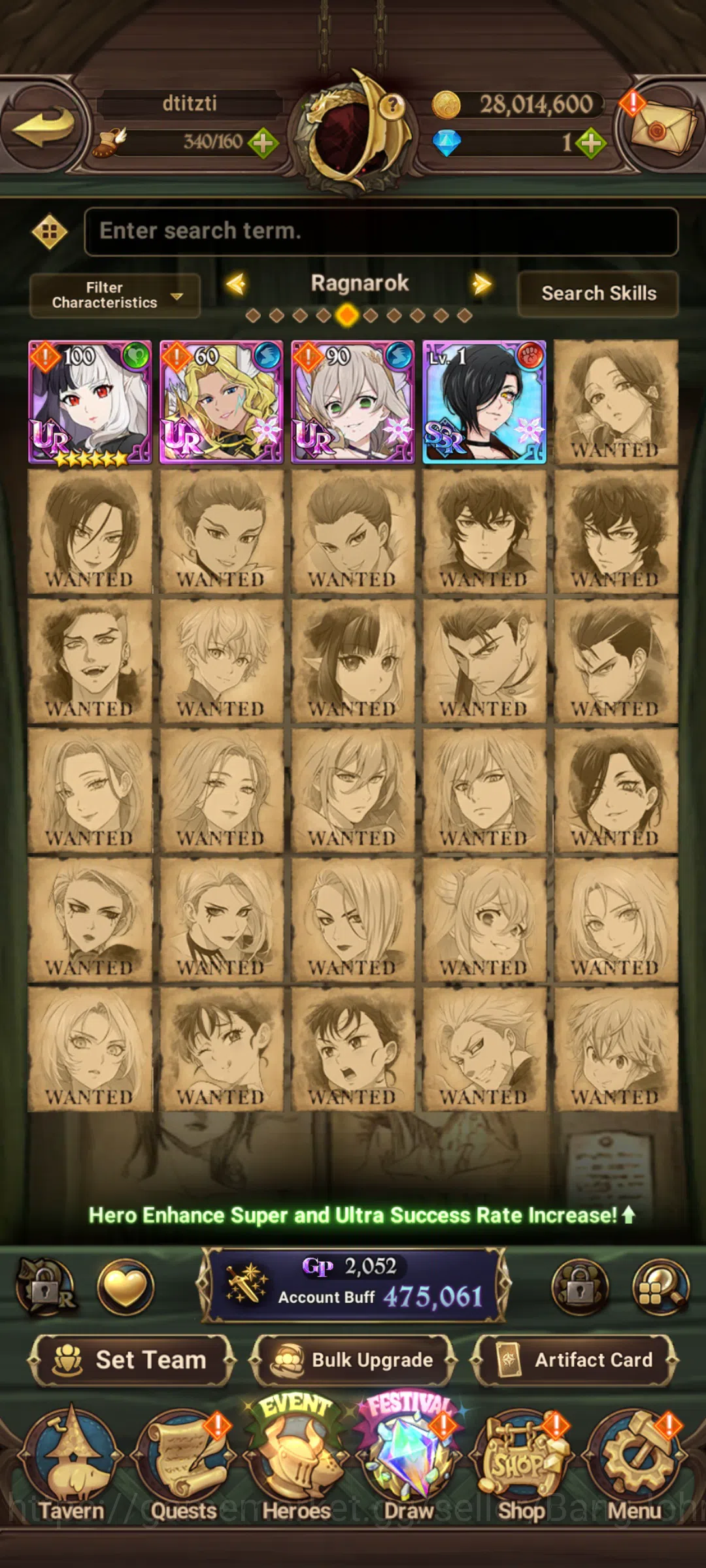 The Seven Deadly Sins: Grand Cross Accounts GLOBAL|475K CC|UR Souls Hel,Oppressor DK,Sabunak,M image 4