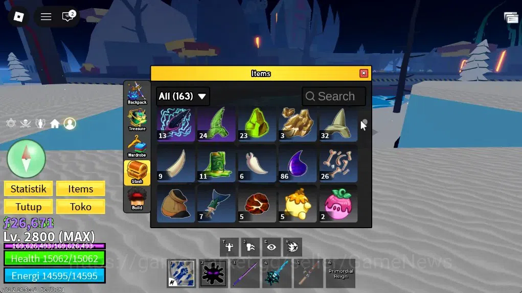 Roblox Accounts Blox Fruit|Lv MAX|God Human MAX|26K Frag|3 Mythic( image 17