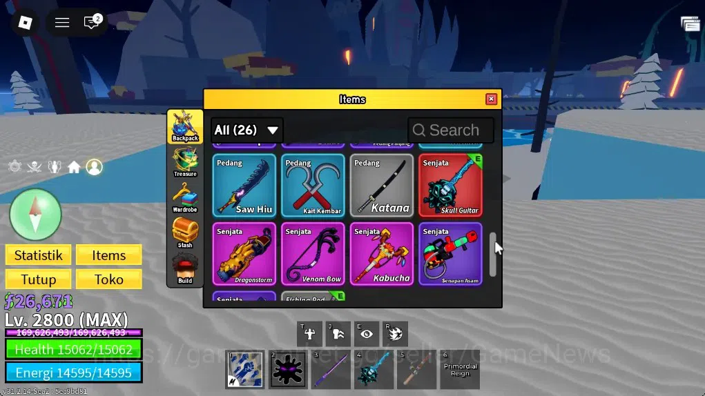 Roblox Accounts Blox Fruit|Lv MAX|God Human MAX|26K Frag|3 Mythic( image 5
