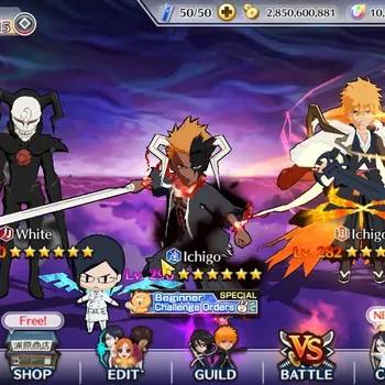 Bleach: Brave Souls Accounts High-End Global|1,2M BP,10K Orb+1MT|5K BSAcc+8K PremAcc Ticket|Byakuya,Ichigo,Yukio,Riruka