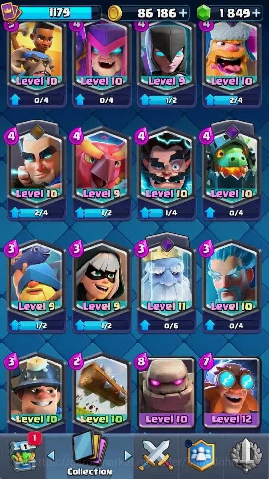 Clash Royale Accounts Mobile |KTL 12|Trophy 6265|3 Heroes|5 Evo|2 Champ  image 14
