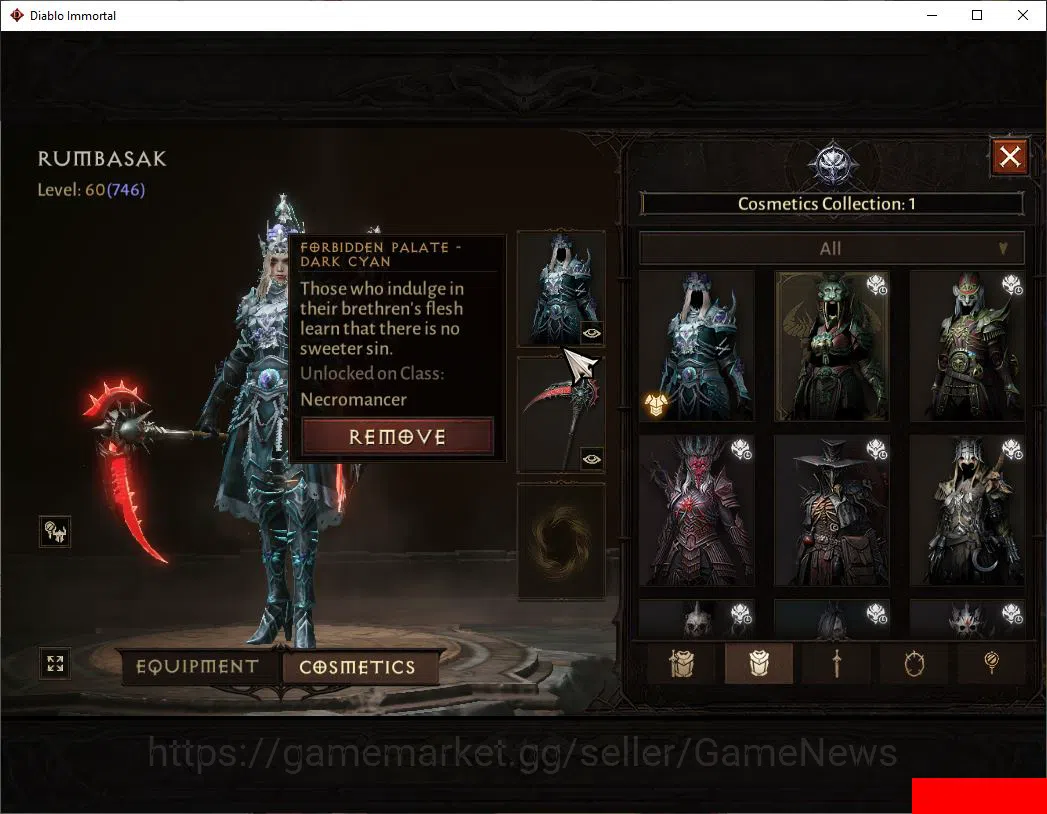 Diablo Immortal Accounts SEA-ANU|Lv60(746)|Tempest|CR 39k|Reso 360|Paragon  image 5