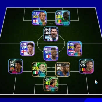 eFootball Accounts Legends & Iconic Players Android|Power 3092|8 Show Time Harry Kane,Luka Modric,Lionel Messi,Etc|Epic