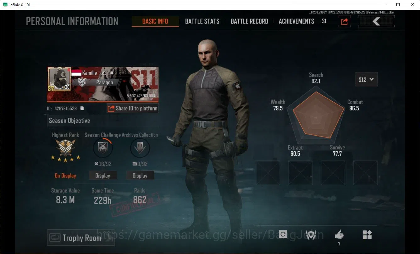 Arena Breakout Accounts MOBILE Lvl 30 |SV 8,3 M |CV 1,2 M|MORE SKIN,KOI LR image 1