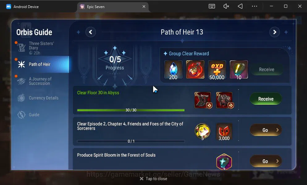 Epic Seven Accounts GLOBAL UNVERIF|NEW ERA|4 ML(Astro Elena,BysHwayoun image 10