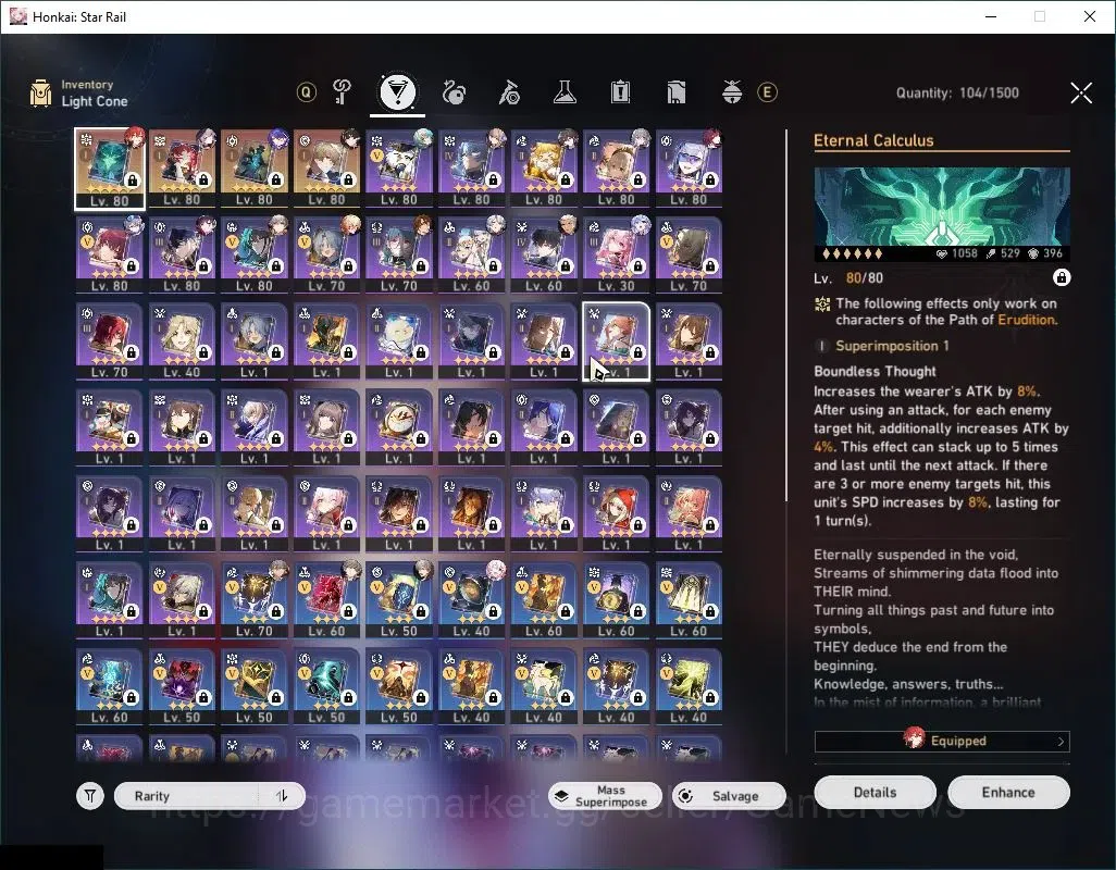 Honkai Star Rail Accounts Asia|TL 70|DOT Prem Team|14 Limited|SW 999,Phainon image 5