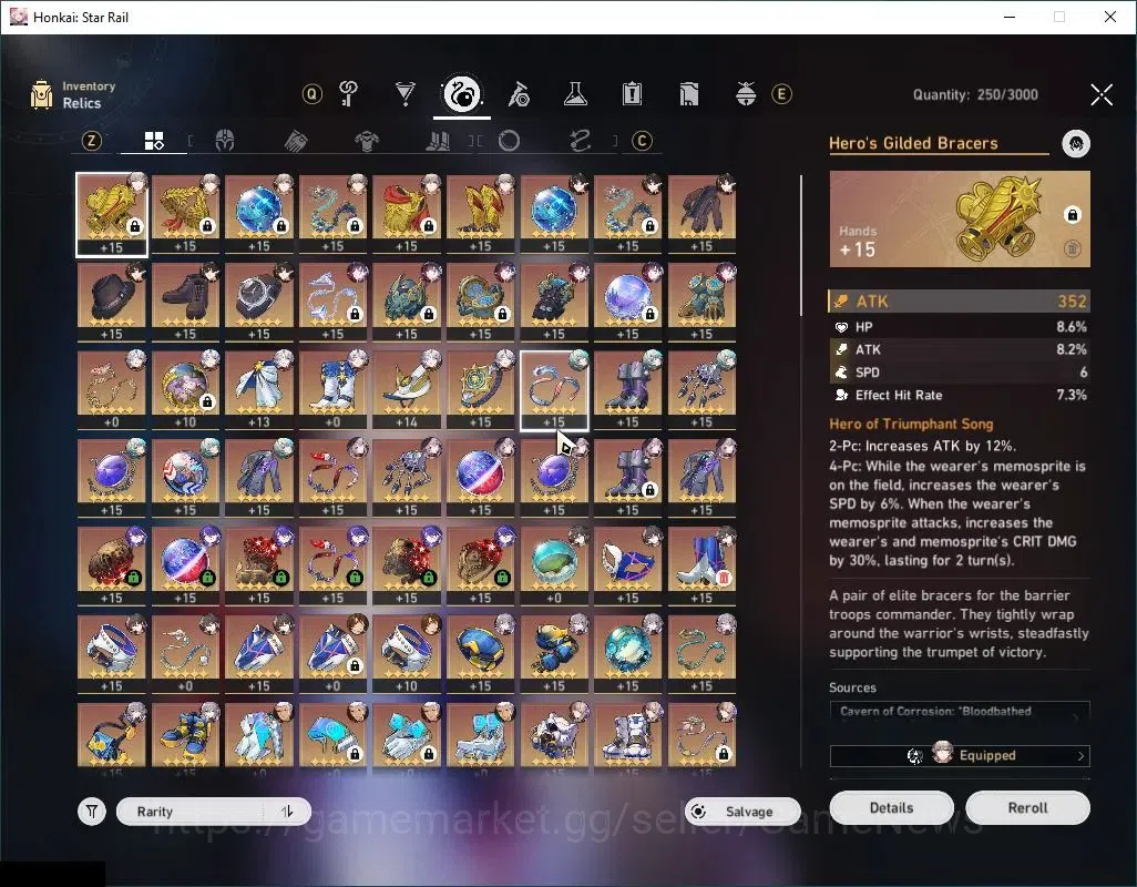 Honkai Star Rail Accounts Asia|TL 70|DOT Prem Team|14 Limited|SW 999,Phainon image 7
