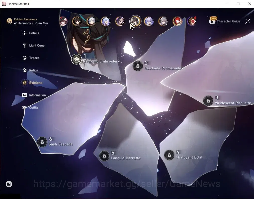 Honkai Star Rail Accounts Asia|TL 70|18 Limited|[Phainon,Feixiao,The Herta,R image 6