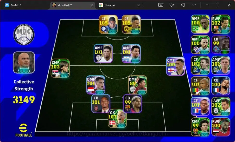 eFootball Accounts Mobile|PW 3149|Epic Schmeichel,Adriano,Rijkaard,Sh image 1