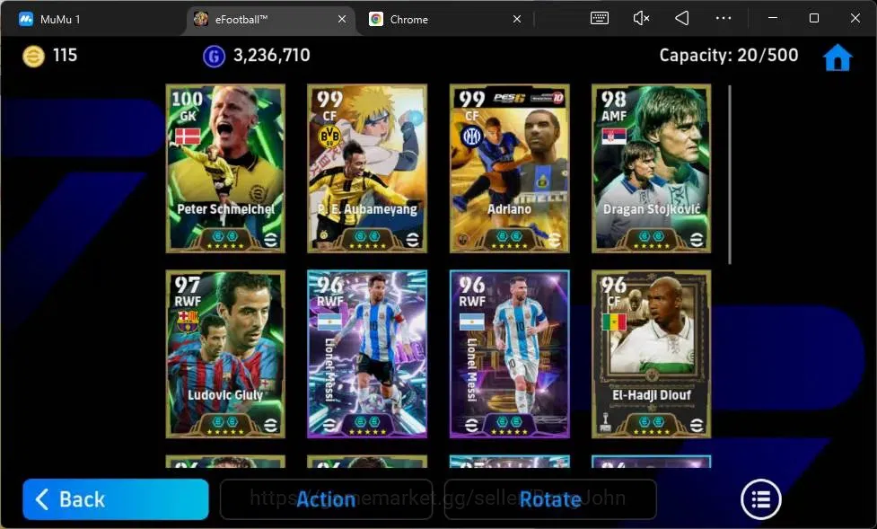 eFootball Accounts Mobile|PW 3149|Epic Schmeichel,Adriano,Rijkaard,Sh image 3