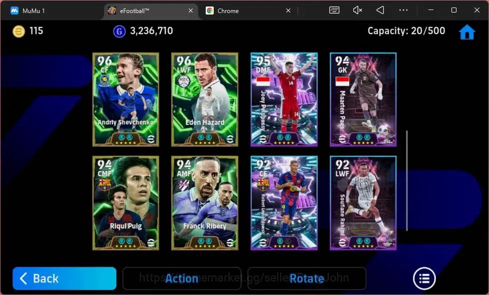 eFootball Accounts Mobile|PW 3149|Epic Schmeichel,Adriano,Rijkaard,Sh image 4