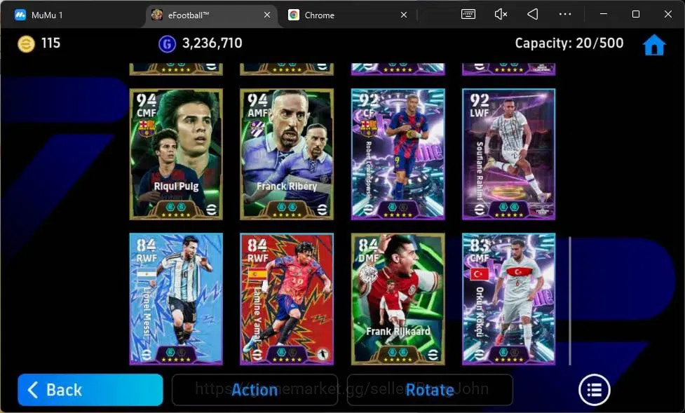 eFootball Accounts Mobile|PW 3149|Epic Schmeichel,Adriano,Rijkaard,Sh image 5
